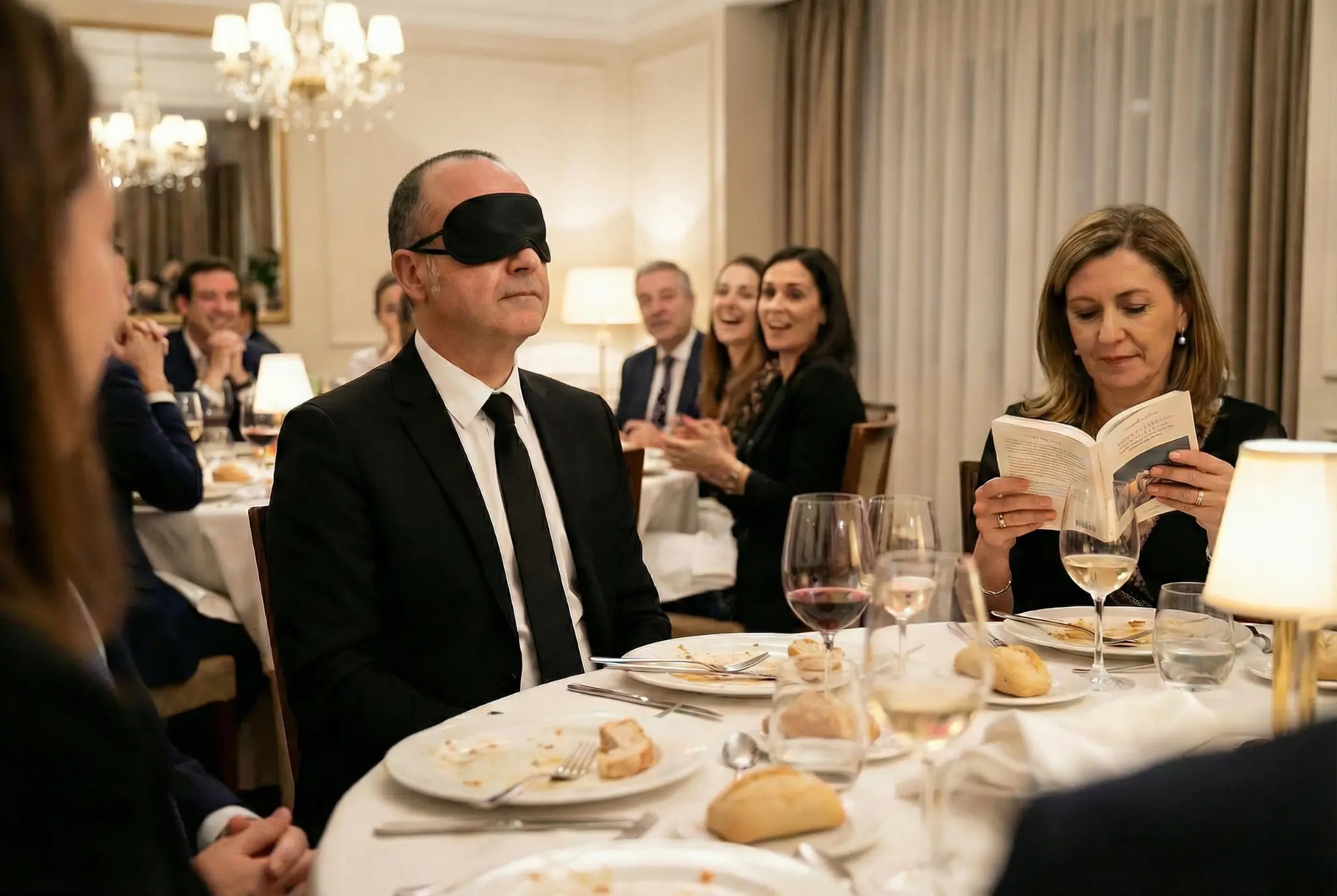 Moliné en cena de empresa